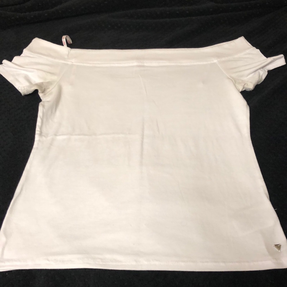 White Off the Shoulder Top